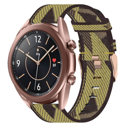 Bracelet de montre tissé en nylon de 20 mm, For Samsung Galaxy Watch 4 40mm, For Samsung Galaxy Watch 4 44mm, For Samsung  Galaxy Watch 4 Classic 42mm, For Samsung  Galaxy Watch 4 Classic 46mm, For Samsung Galaxy Watch 3 41mm                           ...