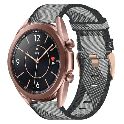 Bracelet de montre tissé en nylon de 20 mm, For Samsung Galaxy Watch 4 40mm, For Samsung Galaxy Watch 4 44mm, For Samsung  Galaxy Watch 4 Classic 42mm, For Samsung  Galaxy Watch 4 Classic 46mm, For Samsung Galaxy Watch 3 41mm                           ...