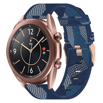 Bracelet de montre tissé en nylon de 20 mm, For Samsung Galaxy Watch 4 40mm, For Samsung Galaxy Watch 4 44mm, For Samsung  Galaxy Watch 4 Classic 42mm, For Samsung  Galaxy Watch 4 Classic 46mm, For Samsung Galaxy Watch 3 41mm                           ...