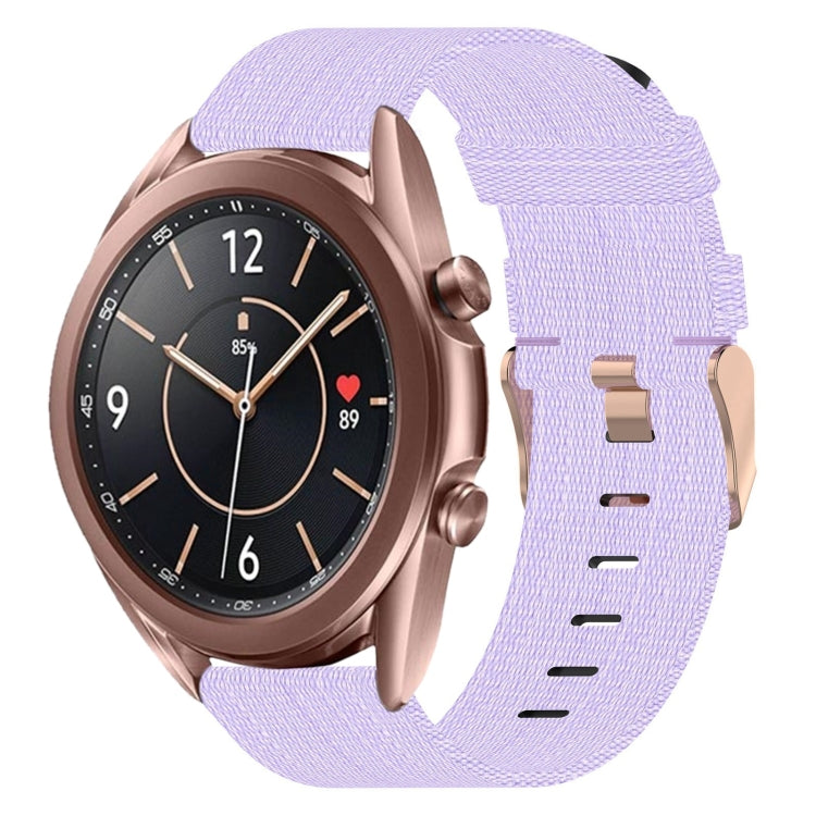 Bracelet de montre tissé en nylon de 20 mm, For Samsung Galaxy Watch 4 40mm, For Samsung Galaxy Watch 4 44mm, For Samsung  Galaxy Watch 4 Classic 42mm, For Samsung  Galaxy Watch 4 Classic 46mm, For Samsung Galaxy Watch 3 41mm                           ...