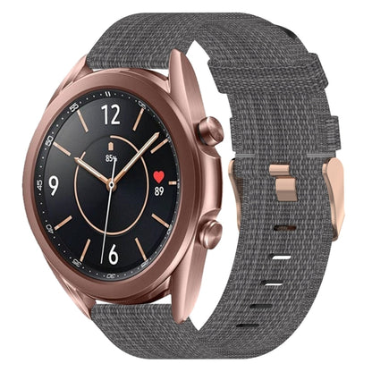 Bracelet de montre tissé en nylon de 20 mm, For Samsung Galaxy Watch 4 40mm, For Samsung Galaxy Watch 4 44mm, For Samsung  Galaxy Watch 4 Classic 42mm, For Samsung  Galaxy Watch 4 Classic 46mm, For Samsung Galaxy Watch 3 41mm                           ...