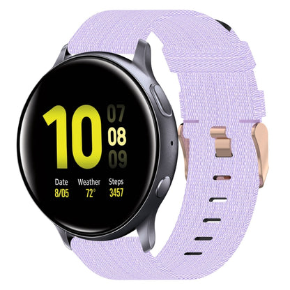Bracelet de montre tissé en nylon de 20 mm, For Samsung Galaxy Watch 4 40mm, For Samsung Galaxy Watch 4 44mm, For Samsung  Galaxy Watch 4 Classic 42mm, For Samsung  Galaxy Watch 4 Classic 46mm, For Samsung Galaxy Watch 3 41mm                           ...