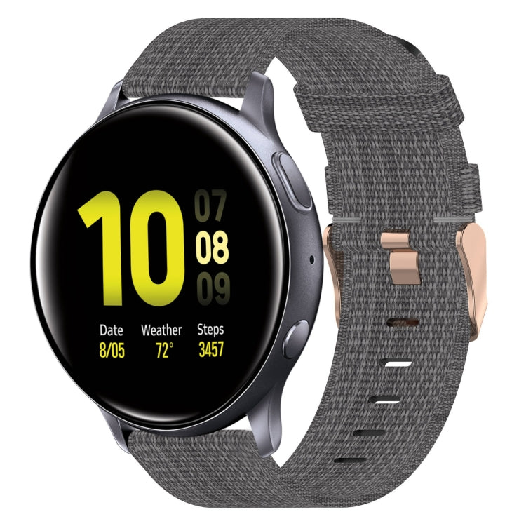 Bracelet de montre tissé en nylon de 20 mm, For Samsung Galaxy Watch 4 40mm, For Samsung Galaxy Watch 4 44mm, For Samsung  Galaxy Watch 4 Classic 42mm, For Samsung  Galaxy Watch 4 Classic 46mm, For Samsung Galaxy Watch 3 41mm                           ...