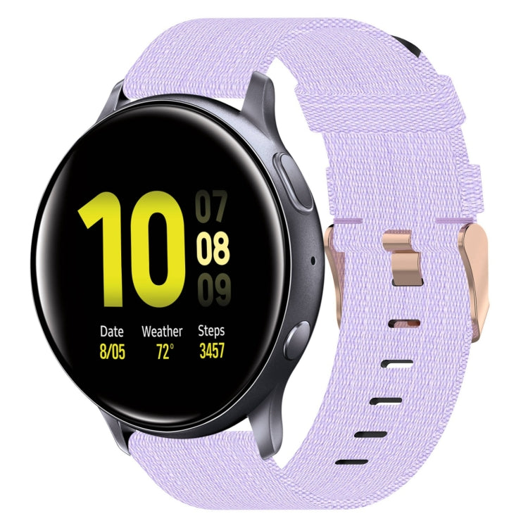 Bracelet de montre tissé en nylon de 20 mm, For Samsung Galaxy Watch 4 40mm, For Samsung Galaxy Watch 4 44mm, For Samsung  Galaxy Watch 4 Classic 42mm, For Samsung  Galaxy Watch 4 Classic 46mm, For Samsung Galaxy Watch 3 41mm                           ...