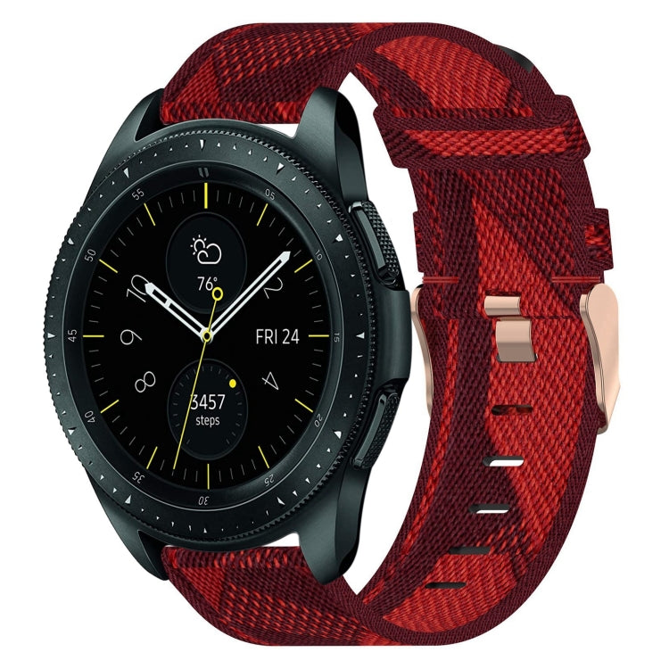 Bracelet de montre tissé en nylon de 20 mm, For Samsung Galaxy Watch Active 40mm, For Samsung Galaxy Watch 42mm, For Samsung Gear Sport, For Samsung Gear S2 Classic