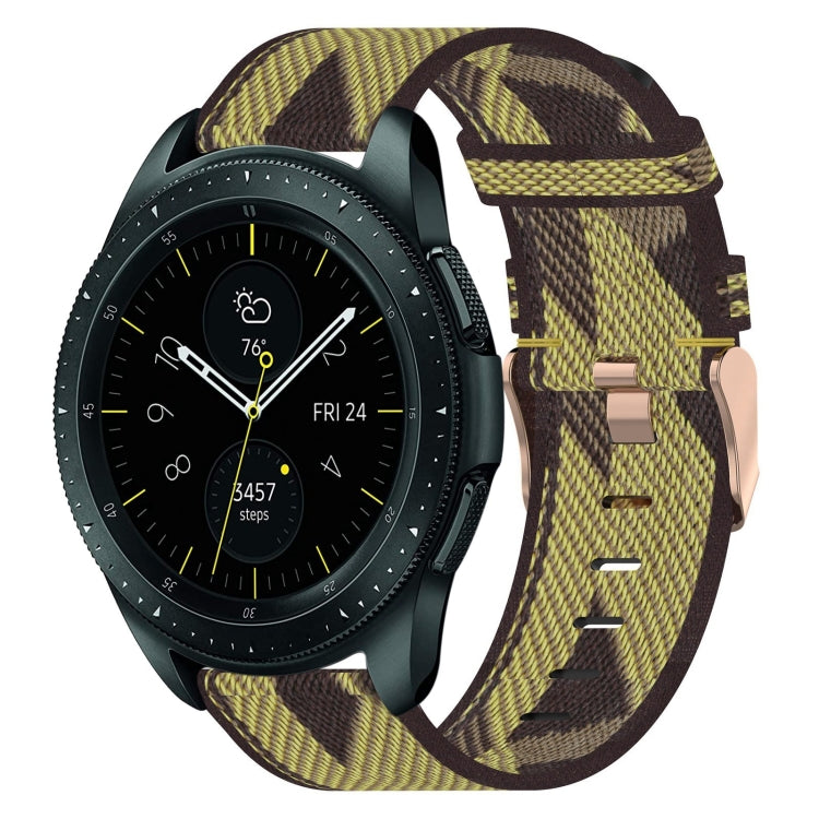 Bracelet de montre tissé en nylon de 20 mm, For Samsung Galaxy Watch Active 40mm, For Samsung Galaxy Watch 42mm, For Samsung Gear Sport, For Samsung Gear S2 Classic
