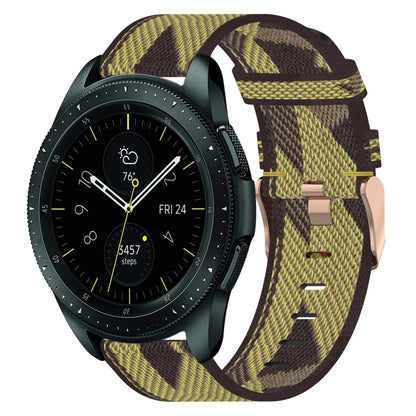 Bracelet de montre tissé en nylon de 20 mm, For Samsung Galaxy Watch Active 40mm, For Samsung Galaxy Watch 42mm, For Samsung Gear Sport, For Samsung Gear S2 Classic