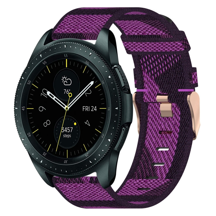 Bracelet de montre tissé en nylon de 20 mm, For Samsung Galaxy Watch Active 40mm, For Samsung Galaxy Watch 42mm, For Samsung Gear Sport, For Samsung Gear S2 Classic