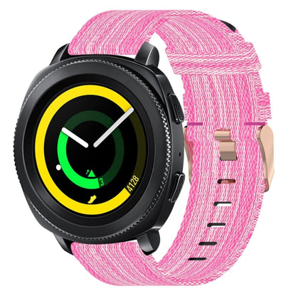 Bracelet de montre tissé en nylon de 20 mm, For Samsung Galaxy Watch Active 40mm, For Samsung Galaxy Watch 42mm, For Samsung Gear Sport, For Samsung Gear S2 Classic