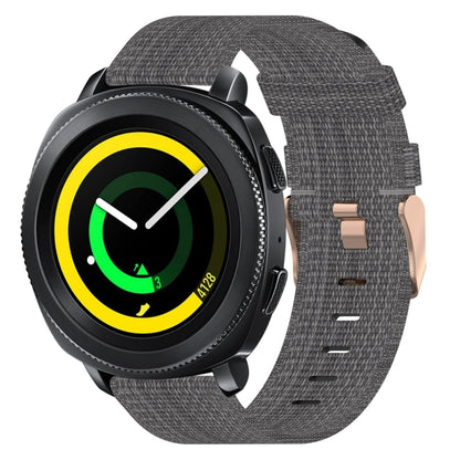 Bracelet de montre tissé en nylon de 20 mm, For Samsung Galaxy Watch Active 40mm, For Samsung Galaxy Watch 42mm, For Samsung Gear Sport, For Samsung Gear S2 Classic