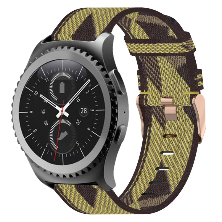 Bracelet de montre tissé en nylon de 20 mm, For Samsung Galaxy Watch Active 40mm, For Samsung Galaxy Watch 42mm, For Samsung Gear Sport, For Samsung Gear S2 Classic