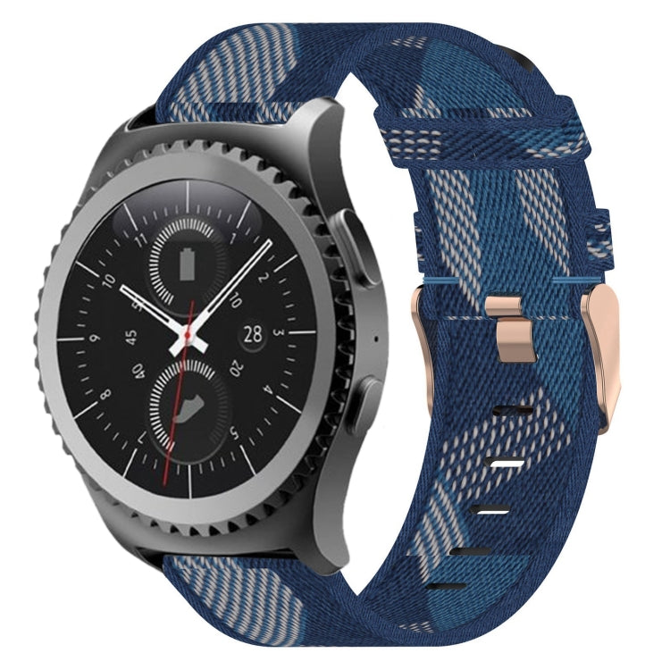 Bracelet de montre tissé en nylon de 20 mm, For Samsung Galaxy Watch Active 40mm, For Samsung Galaxy Watch 42mm, For Samsung Gear Sport, For Samsung Gear S2 Classic