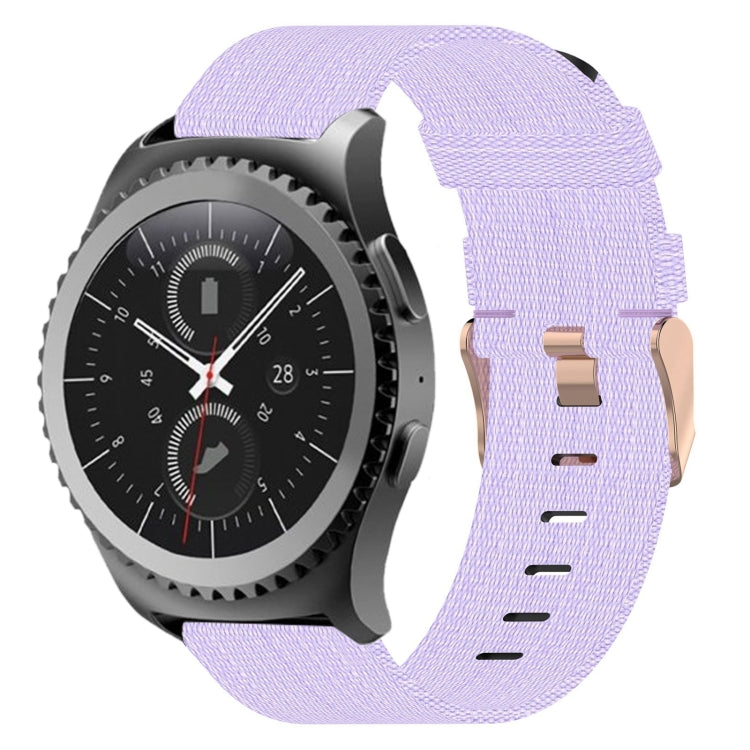 Bracelet de montre tissé en nylon de 20 mm, For Samsung Galaxy Watch Active 40mm, For Samsung Galaxy Watch 42mm, For Samsung Gear Sport, For Samsung Gear S2 Classic