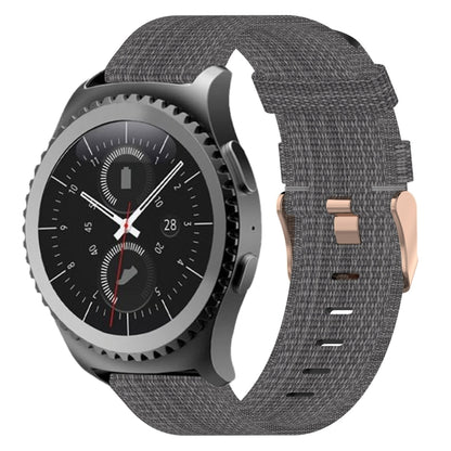 Bracelet de montre tissé en nylon de 20 mm, For Samsung Galaxy Watch Active 40mm, For Samsung Galaxy Watch 42mm, For Samsung Gear Sport, For Samsung Gear S2 Classic
