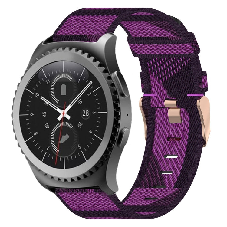 Bracelet de montre tissé en nylon de 20 mm, For Samsung Galaxy Watch Active 40mm, For Samsung Galaxy Watch 42mm, For Samsung Gear Sport, For Samsung Gear S2 Classic