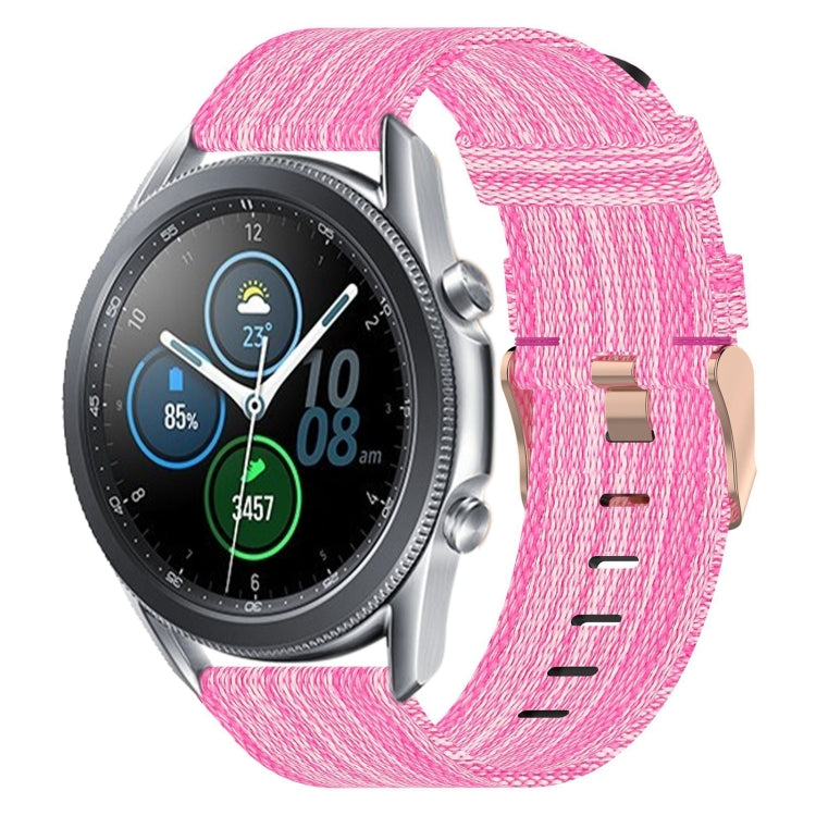Bracelet de montre tissé en nylon de 22 mm, For Samsung Galaxy Watch3 45mm, For Samsung Galaxy Watch 46mm, For Samsung Gear S3 Classic, For Samsung Gear S3 Frontier