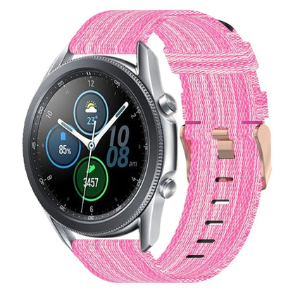 Bracelet de montre tissé en nylon de 22 mm, For Samsung Galaxy Watch3 45mm, For Samsung Galaxy Watch 46mm, For Samsung Gear S3 Classic, For Samsung Gear S3 Frontier