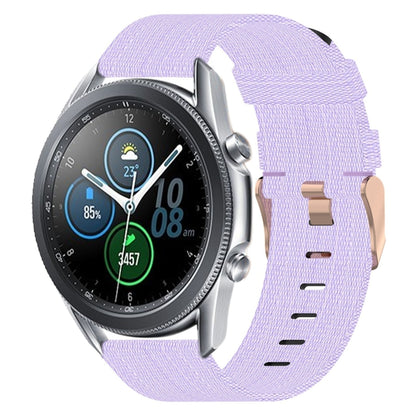 Bracelet de montre tissé en nylon de 22 mm, For Samsung Galaxy Watch3 45mm, For Samsung Galaxy Watch 46mm, For Samsung Gear S3 Classic, For Samsung Gear S3 Frontier