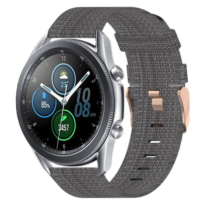 Bracelet de montre tissé en nylon de 22 mm, For Samsung Galaxy Watch3 45mm, For Samsung Galaxy Watch 46mm, For Samsung Gear S3 Classic, For Samsung Gear S3 Frontier
