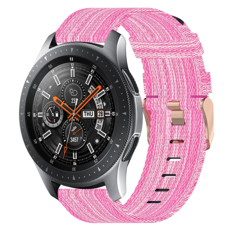 Bracelet de montre tissé en nylon de 22 mm, For Samsung Galaxy Watch3 45mm, For Samsung Galaxy Watch 46mm, For Samsung Gear S3 Classic, For Samsung Gear S3 Frontier