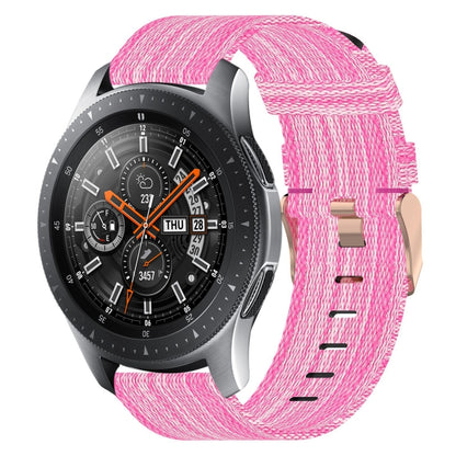 Bracelet de montre tissé en nylon de 22 mm, For Samsung Galaxy Watch3 45mm, For Samsung Galaxy Watch 46mm, For Samsung Gear S3 Classic, For Samsung Gear S3 Frontier