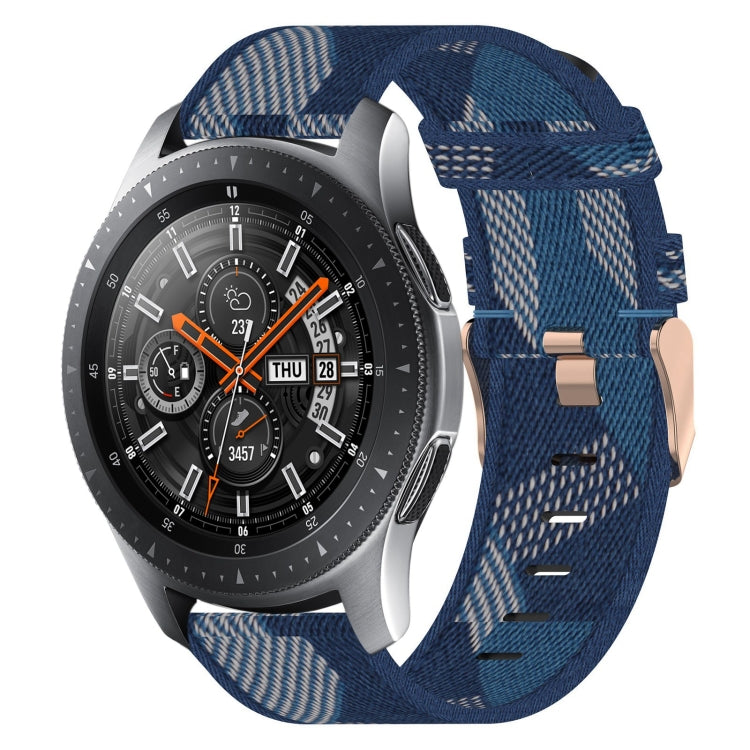 Bracelet de montre tissé en nylon de 22 mm, For Samsung Galaxy Watch3 45mm, For Samsung Galaxy Watch 46mm, For Samsung Gear S3 Classic, For Samsung Gear S3 Frontier