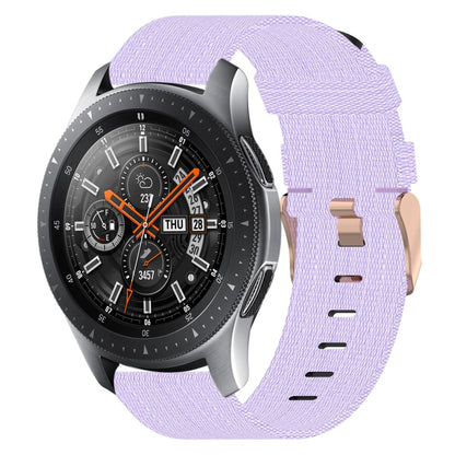Bracelet de montre tissé en nylon de 22 mm, For Samsung Galaxy Watch3 45mm, For Samsung Galaxy Watch 46mm, For Samsung Gear S3 Classic, For Samsung Gear S3 Frontier