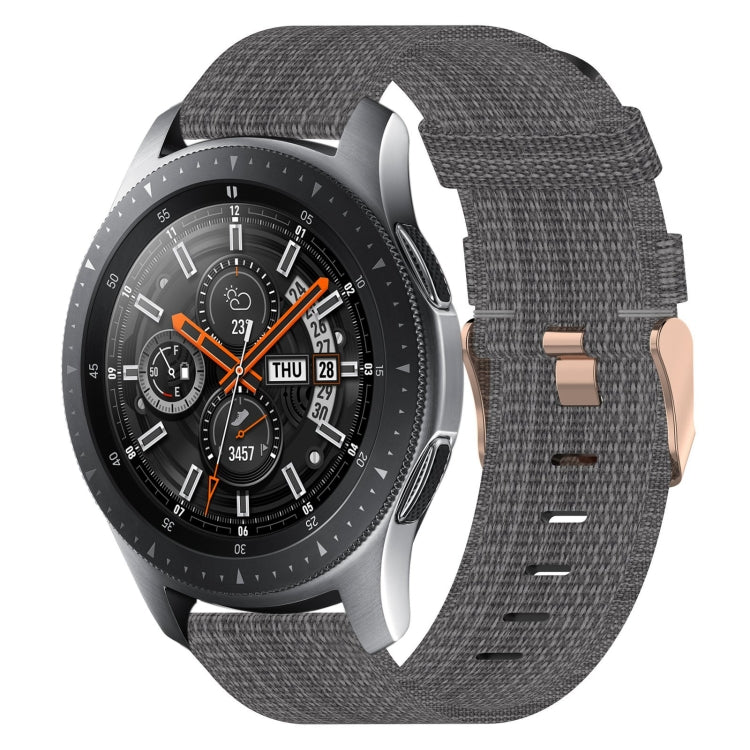 Bracelet de montre tissé en nylon de 22 mm, For Samsung Galaxy Watch3 45mm, For Samsung Galaxy Watch 46mm, For Samsung Gear S3 Classic, For Samsung Gear S3 Frontier