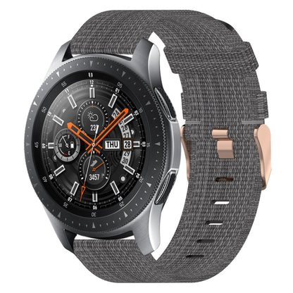Bracelet de montre tissé en nylon de 22 mm, For Samsung Galaxy Watch3 45mm, For Samsung Galaxy Watch 46mm, For Samsung Gear S3 Classic, For Samsung Gear S3 Frontier