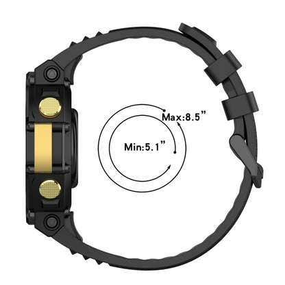 Bracelet de montre de loisirs en silicone, For Amazfit T-Rex 2