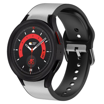 Bracelet de montre en cuir adhésif en silicone 20 mm, For Samsung Galaxy Watch 5 40mm, For Samsung Galaxy Watch 5 44mm, For Samsung Galaxy Watch 5 Pro 45mm, For Samsung Galaxy Watch 4 40mm, For Samsung Galaxy Watch 4 44mm                               ...