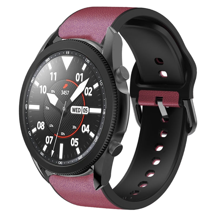 Bracelet de montre en cuir adhésif en silicone 20 mm, For Samsung Galaxy Watch 5 40mm, For Samsung Galaxy Watch 5 44mm, For Samsung Galaxy Watch 5 Pro 45mm, For Samsung Galaxy Watch 4 40mm, For Samsung Galaxy Watch 4 44mm                               ...
