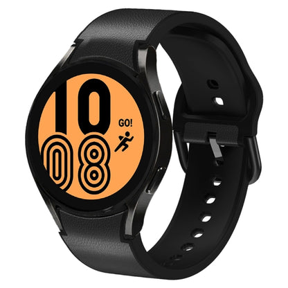 Bracelet de montre en cuir adhésif en silicone 20 mm, For Samsung Galaxy Watch 5 40mm, For Samsung Galaxy Watch 5 44mm, For Samsung Galaxy Watch 5 Pro 45mm, For Samsung Galaxy Watch 4 40mm, For Samsung Galaxy Watch 4 44mm                               ...
