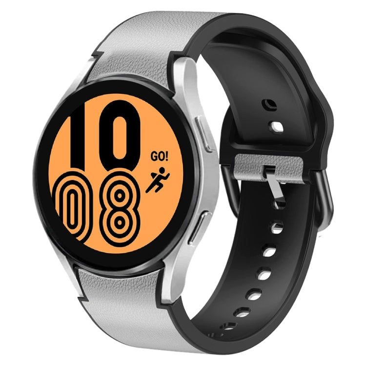 Bracelet de montre en cuir adhésif en silicone 20 mm, For Samsung Galaxy Watch 5 40mm, For Samsung Galaxy Watch 5 44mm, For Samsung Galaxy Watch 5 Pro 45mm, For Samsung Galaxy Watch 4 40mm, For Samsung Galaxy Watch 4 44mm                               ...