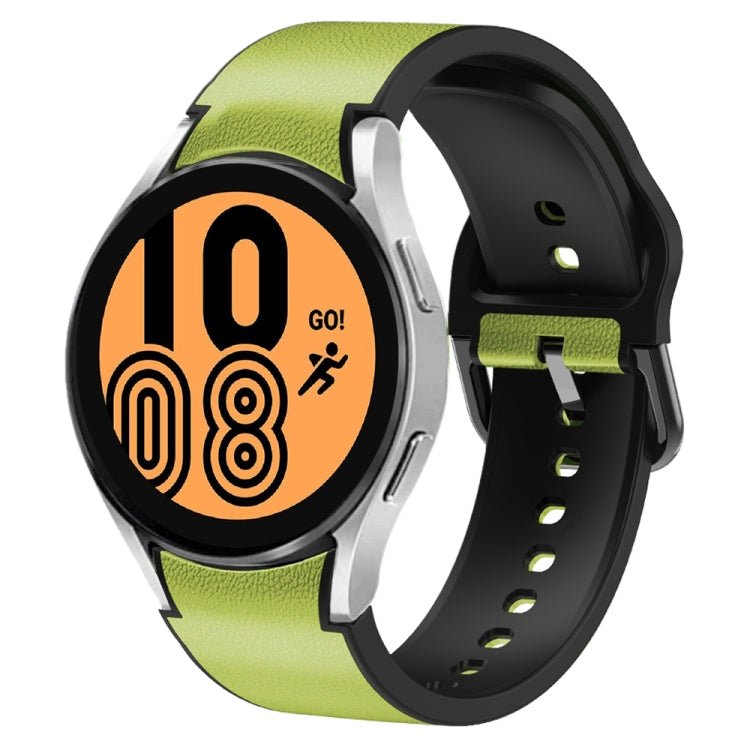 Bracelet de montre en cuir adhésif en silicone 20 mm, For Samsung Galaxy Watch 5 40mm, For Samsung Galaxy Watch 5 44mm, For Samsung Galaxy Watch 5 Pro 45mm, For Samsung Galaxy Watch 4 40mm, For Samsung Galaxy Watch 4 44mm                               ...
