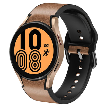 Bracelet de montre en cuir adhésif en silicone 20 mm, For Samsung Galaxy Watch 5 40mm, For Samsung Galaxy Watch 5 44mm, For Samsung Galaxy Watch 5 Pro 45mm, For Samsung Galaxy Watch 4 40mm, For Samsung Galaxy Watch 4 44mm                               ...