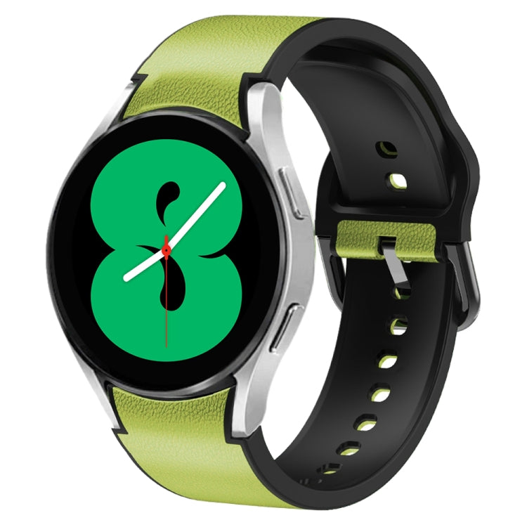 Bracelet de montre en cuir adhésif en silicone 20 mm, For Samsung Galaxy Watch 5 40mm, For Samsung Galaxy Watch 5 44mm, For Samsung Galaxy Watch 5 Pro 45mm, For Samsung Galaxy Watch 4 40mm, For Samsung Galaxy Watch 4 44mm                               ...