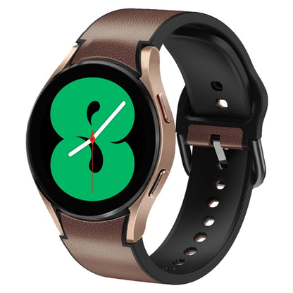 Bracelet de montre en cuir adhésif en silicone 20 mm, For Samsung Galaxy Watch 5 40mm, For Samsung Galaxy Watch 5 44mm, For Samsung Galaxy Watch 5 Pro 45mm, For Samsung Galaxy Watch 4 40mm, For Samsung Galaxy Watch 4 44mm                               ...
