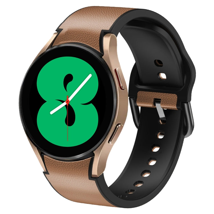 Bracelet de montre en cuir adhésif en silicone 20 mm, For Samsung Galaxy Watch 5 40mm, For Samsung Galaxy Watch 5 44mm, For Samsung Galaxy Watch 5 Pro 45mm, For Samsung Galaxy Watch 4 40mm, For Samsung Galaxy Watch 4 44mm                               ...