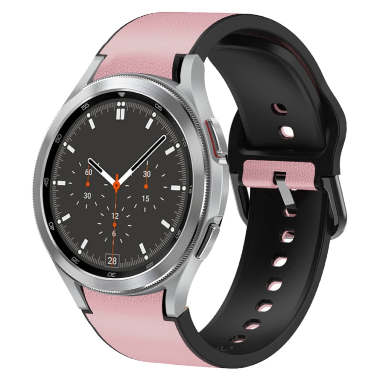 Bracelet de montre en cuir adhésif en silicone 20 mm, For Samsung Galaxy Watch 5 40mm, For Samsung Galaxy Watch 5 44mm, For Samsung Galaxy Watch 5 Pro 45mm, For Samsung Galaxy Watch 4 40mm, For Samsung Galaxy Watch 4 44mm                               ...