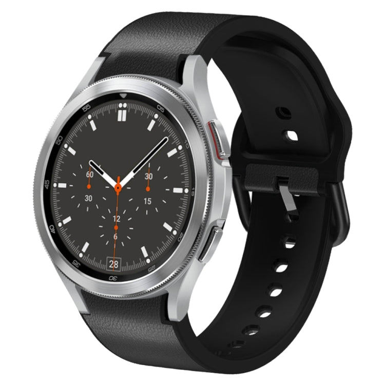Bracelet de montre en cuir adhésif en silicone 20 mm, For Samsung Galaxy Watch 5 40mm, For Samsung Galaxy Watch 5 44mm, For Samsung Galaxy Watch 5 Pro 45mm, For Samsung Galaxy Watch 4 40mm, For Samsung Galaxy Watch 4 44mm                               ...