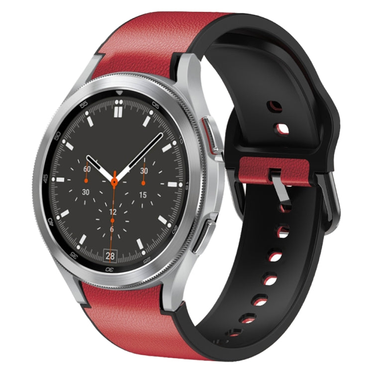 Bracelet de montre en cuir adhésif en silicone 20 mm, For Samsung Galaxy Watch 5 40mm, For Samsung Galaxy Watch 5 44mm, For Samsung Galaxy Watch 5 Pro 45mm, For Samsung Galaxy Watch 4 40mm, For Samsung Galaxy Watch 4 44mm                               ...