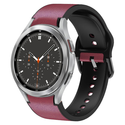 Bracelet de montre en cuir adhésif en silicone 20 mm, For Samsung Galaxy Watch 5 40mm, For Samsung Galaxy Watch 5 44mm, For Samsung Galaxy Watch 5 Pro 45mm, For Samsung Galaxy Watch 4 40mm, For Samsung Galaxy Watch 4 44mm                               ...