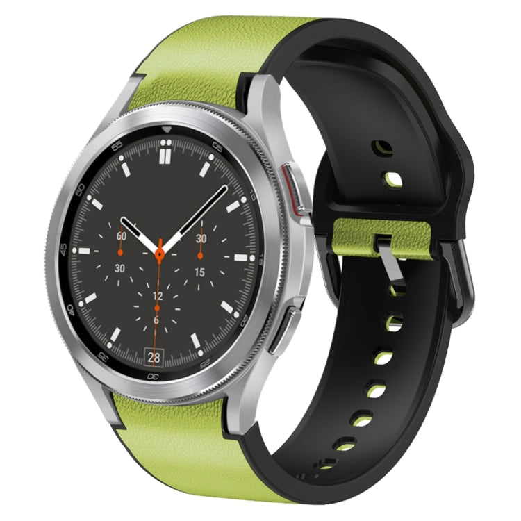 Bracelet de montre en cuir adhésif en silicone 20 mm, For Samsung Galaxy Watch 5 40mm, For Samsung Galaxy Watch 5 44mm, For Samsung Galaxy Watch 5 Pro 45mm, For Samsung Galaxy Watch 4 40mm, For Samsung Galaxy Watch 4 44mm                               ...
