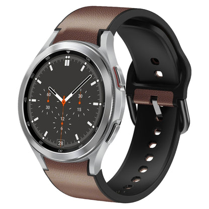Bracelet de montre en cuir adhésif en silicone 20 mm, For Samsung Galaxy Watch 5 40mm, For Samsung Galaxy Watch 5 44mm, For Samsung Galaxy Watch 5 Pro 45mm, For Samsung Galaxy Watch 4 40mm, For Samsung Galaxy Watch 4 44mm                               ...