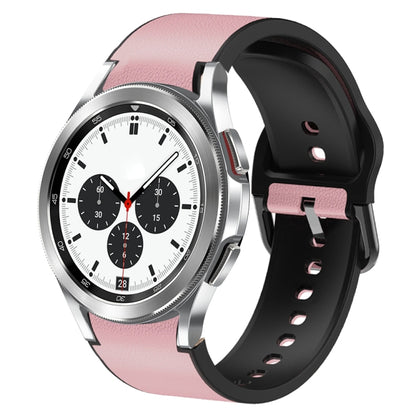 Bracelet de montre en cuir adhésif en silicone 20 mm, For Samsung Galaxy Watch 4 Classic 42mm, For Samsung Galaxy Watch Active 2