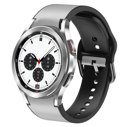 Bracelet de montre en cuir adhésif en silicone 20 mm, For Samsung Galaxy Watch 4 Classic 42mm, For Samsung Galaxy Watch Active 2