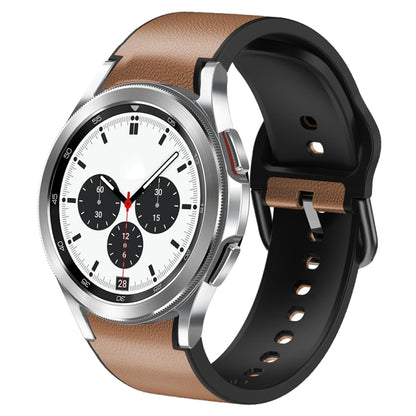 Bracelet de montre en cuir adhésif en silicone 20 mm, For Samsung Galaxy Watch 4 Classic 42mm, For Samsung Galaxy Watch Active 2