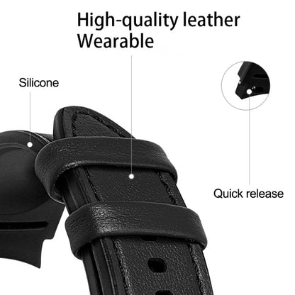 Bracelet de montre en cuir adhésif en silicone 20 mm, For Samsung Galaxy Watch 4 Classic 42mm, For Samsung Galaxy Watch Active 2