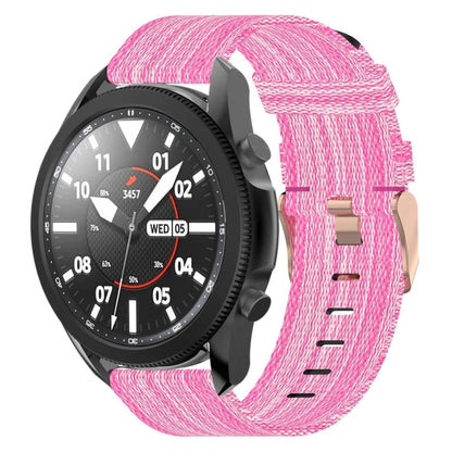 Bracelet de montre tissé en nylon de 20 mm, For Samsung Galaxy Watch5 40mm, For Samsung Galaxy Watch5 44mm, For Samsung Galaxy Watch5 Pro 45mm, For Samsung Galaxy Watch4 40mm, For Samsung Galaxy Watch4 44mm, For Samsung Galaxy Watch4 Classic 46mm      ...